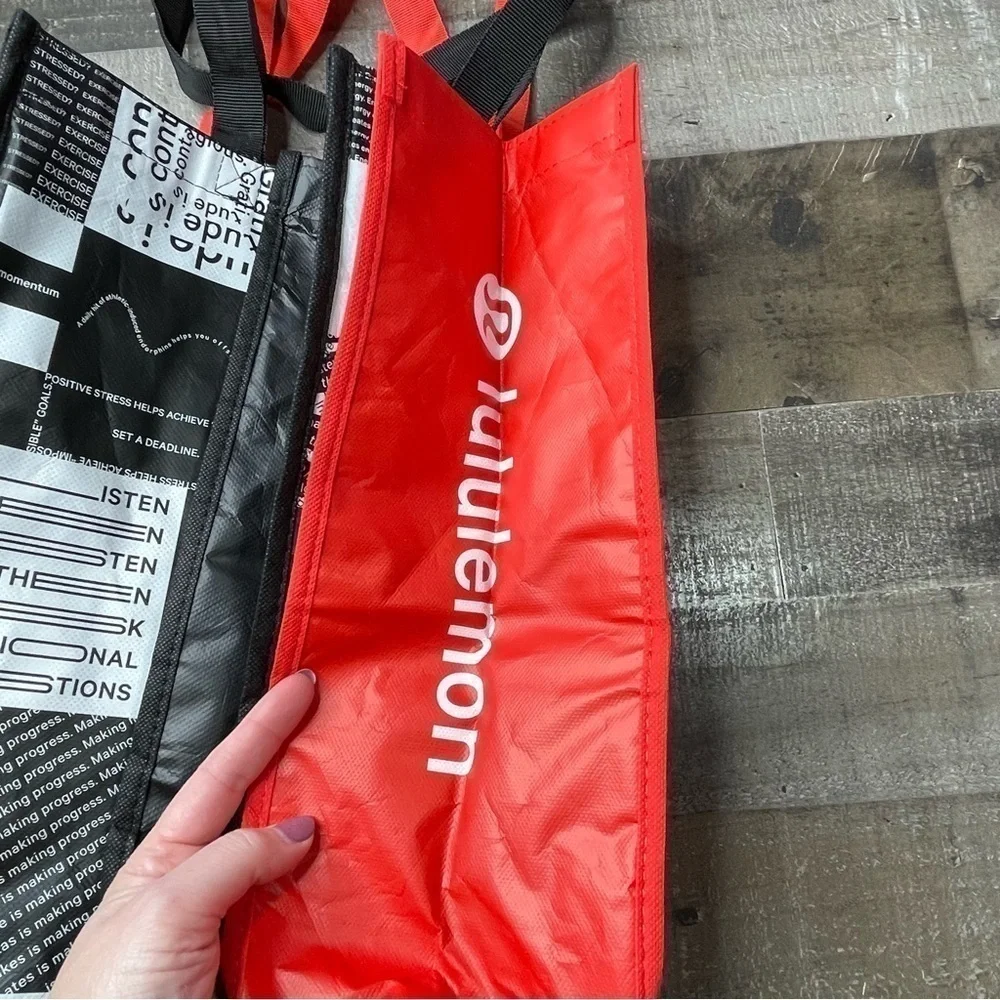 Lululemon Reuse-able Large Shopping Tote Bundle